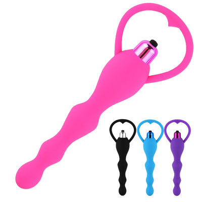 La sodomie imperméable de femmes joue le bout gai de massage de prostate branche 18cm
