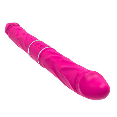 les doubles jouets de sexe de l'action LGBT de 24.5cm amincissent le double vibrateur de tache de Dong G