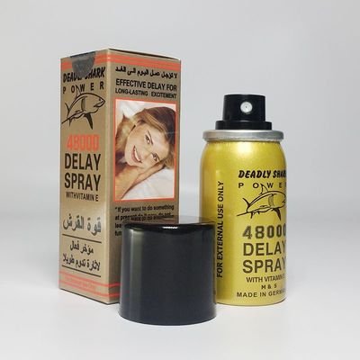 Jet mortel de fines herbes 40ml de retard du requin 48000 puissant avec la vitamine E