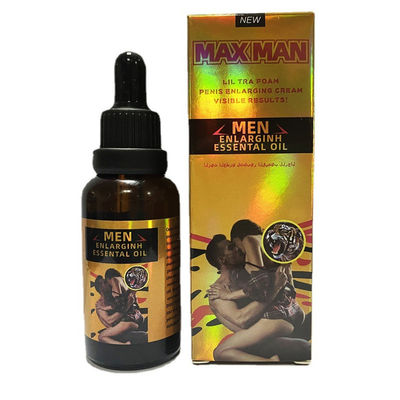 Homme d'or de MAXMAN agrandissant l'élargissement 50ml de pénis d'huile essentielle