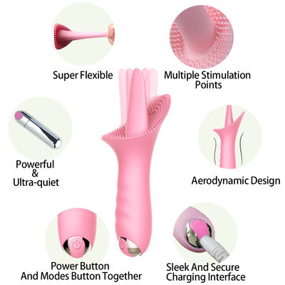 Double stimulation 5.9inch Honey Sex Toys Sucker Tongue 10 fréquences