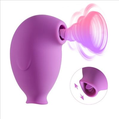 Sexe électrique Toy Sucking Vibrator For Women de langue de mode de vibration de ROHS 10