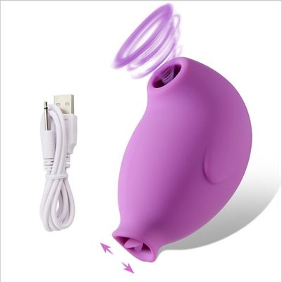 Sexe électrique Toy Sucking Vibrator For Women de langue de mode de vibration de ROHS 10