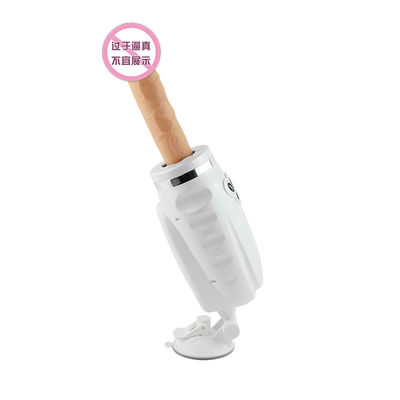 L'adulte joue le godemiché 18.7cm vibrant télescopique de chauffage à distance sans fil de balle