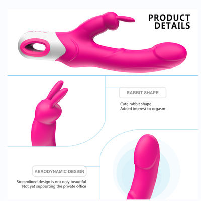 Le GV amical de tache de Honey Sex Toys Rabbit Vibrator G de godemiché de silicone de peau a approuvé