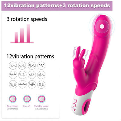 Le GV amical de tache de Honey Sex Toys Rabbit Vibrator G de godemiché de silicone de peau a approuvé