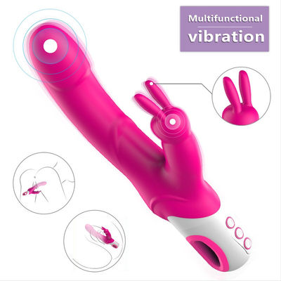 Le GV amical de tache de Honey Sex Toys Rabbit Vibrator G de godemiché de silicone de peau a approuvé