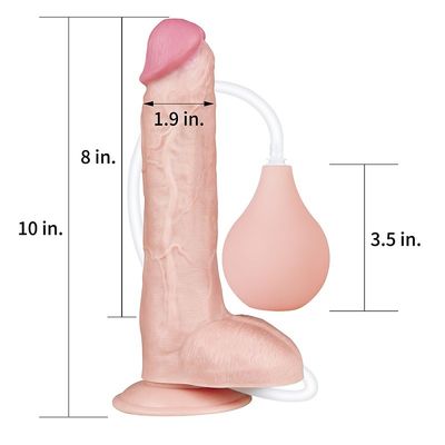 Coq réaliste de silicone de Dilldo Toy Sex Penis Double Layer de 10 pouces