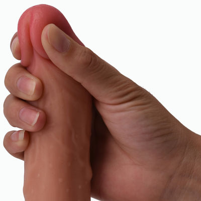 10 radio télescopique du godemiché 23cm de sodomie de fréquence à télécommande