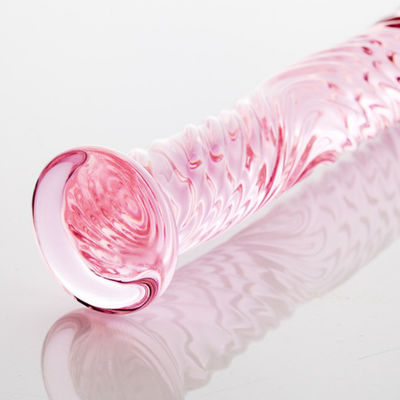 godemiché énorme de 17cm Crystal Glass Sex Toy Artificial qu'aucun CE d'odeur n'a approuvé