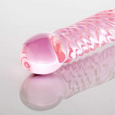 godemiché énorme de 17cm Crystal Glass Sex Toy Artificial qu'aucun CE d'odeur n'a approuvé