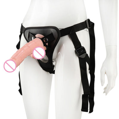 Godemiché réaliste 14.5cm de pénis de silicone de catégorie médicale avec la tasse d'aspiration