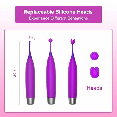 Le stylo à grande vitesse ROHS de Clit du stimulateur IPX6 clitoridien imperméable a approuvé