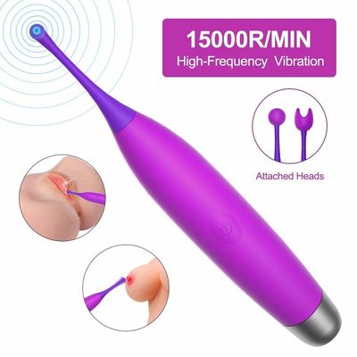 Le stylo à grande vitesse ROHS de Clit du stimulateur IPX6 clitoridien imperméable a approuvé