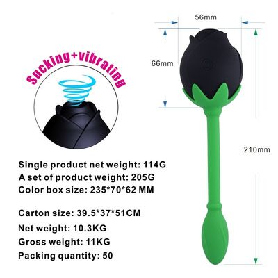 Dispositif de succion clitoridien de stimulation de tache d'IPX6 Rose Clitoral Sucker Vibrator Sex Toy Vagina G