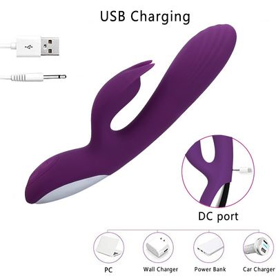 Remplissage d'USB 	vitesse de Toy Healthy Silicone 10 de sexe de vibrateur de 22.5cm