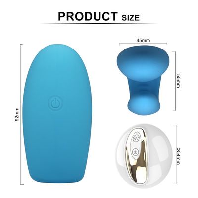Type ODM à télécommande de 2 moteurs U de radio d'ABS de Toy Silicone de sexe de vibrateur