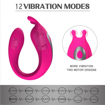 9 Massager en U de tache du C G du vibrateur 18.7cm de couples de fréquence