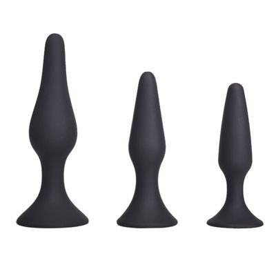 La tasse noire d'aspiration perle des jouets de sodomie branchent 12.5cm pour le débutant