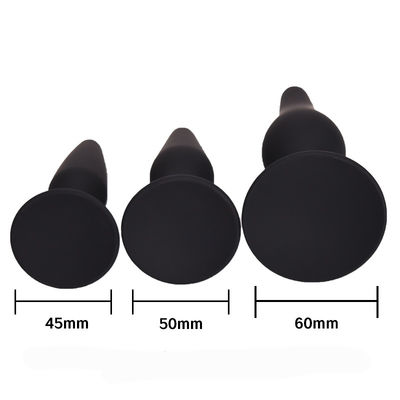 La tasse noire d'aspiration perle des jouets de sodomie branchent 12.5cm pour le débutant