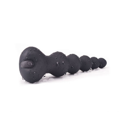 La sodomie à télécommande joue les perles anales branchent la double vibration 16cm