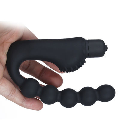 Contrôle sans fil 11cm de prise anale en U de 10 fréquences imperméable