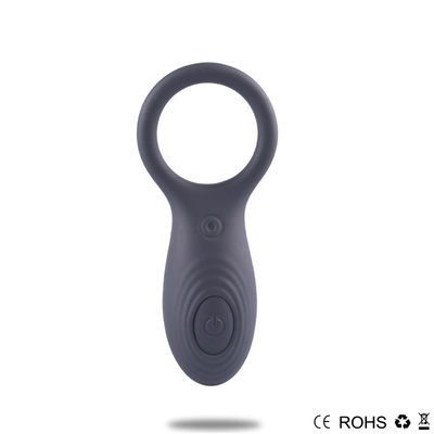 Fréquence 50DB de Ring Vibrator 13 de pénis de jouets du sexe des hommes d'adultes de silicone à faible bruit