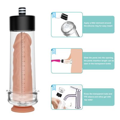 Électrique agrandissez le sexe des hommes de pénis joue l'affichage USB 15cm rechargeable d'affichage à cristaux liquides