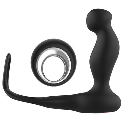 7 anneau anal de coq de prise de Ring Wireless Contol 135mm de pénis de silicone de vitesse double
