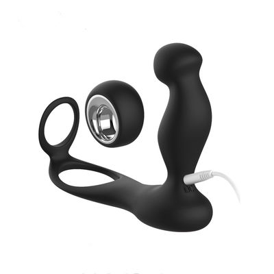 7 anneau anal de coq de prise de Ring Wireless Contol 135mm de pénis de silicone de vitesse double