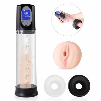 le sexe des hommes automatiques de 29cm joue la pompe ROHS d'élargissement de penny d'affichage d'affichage à cristaux liquides certifiée