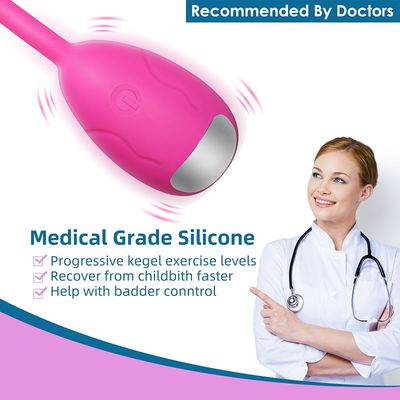 La radio IPX7 à télécommande de vibrateur d'oeufs de balle de silicone d'OEM imperméabilisent