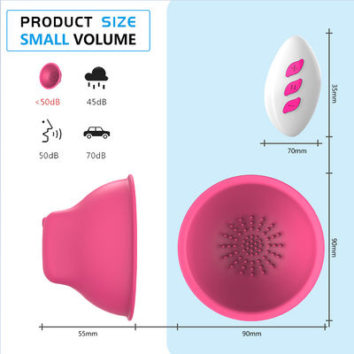 Le sexe des femmes de Massager de pompe de sein joue 12 modes ROHS certifiés