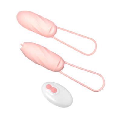 Le sexe des femmes à télécommande sans fil joue la boule vibrante des oeufs 128g Kegel