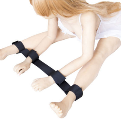 Esclave en nylon Handcuffs de cheville de jambe d'esclavage de fétiche de sexe des jeux BDSM de SM 57cm