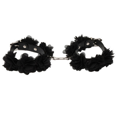 Bdsm de luxe en nylon noir a placé des jouets de sexe de contrainte d'esclavage que ROHS a approuvés