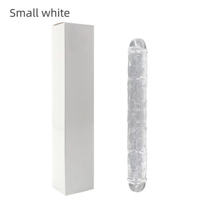 Le sexe réaliste du silicone LGBT joue le double vibrateur 37.4cm de tête non pour des femmes