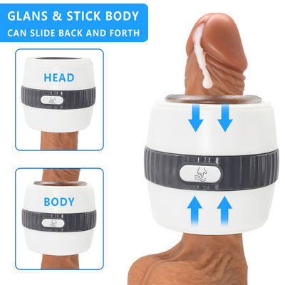 La masturbation masculine de 12 fréquences joue le vibrateur ultra mou de langue de 95mm