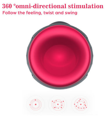 La chauffage suçant la masturbation masculine réaliste joue la recharge de 22cm USB