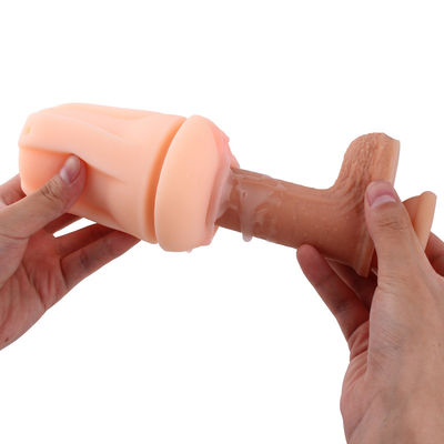 La masturbation masculine de forme de vagin joue 13cm IPX7 réaliste réutilisable
