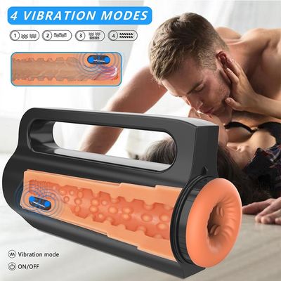 Les ABS de ROHS 7 jouets de sexe de masturbation d'aspiration de vitesse imperméabilisent pour les hommes