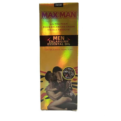Homme d'or de MAXMAN agrandissant l'élargissement 50ml de pénis d'huile essentielle